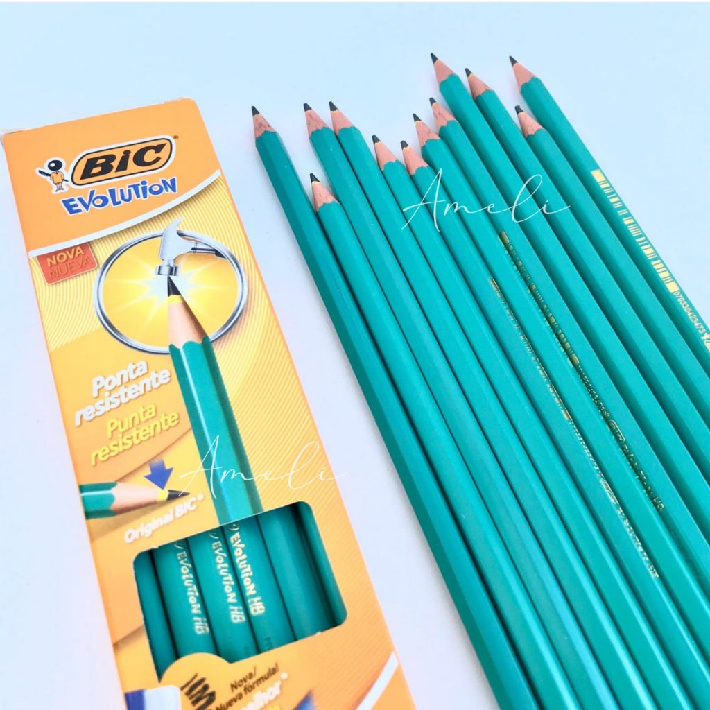 Lápiz HB 2 Bic Evolution – Ameli Papeleria