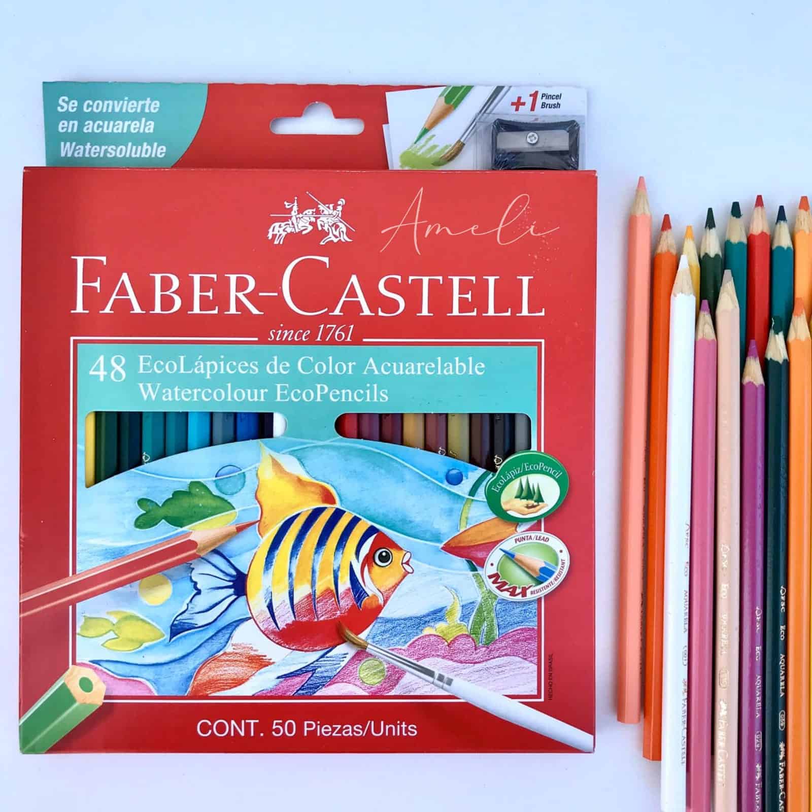 Faber-Castell Lápices De Colores Acuarelables - 36 Unidades