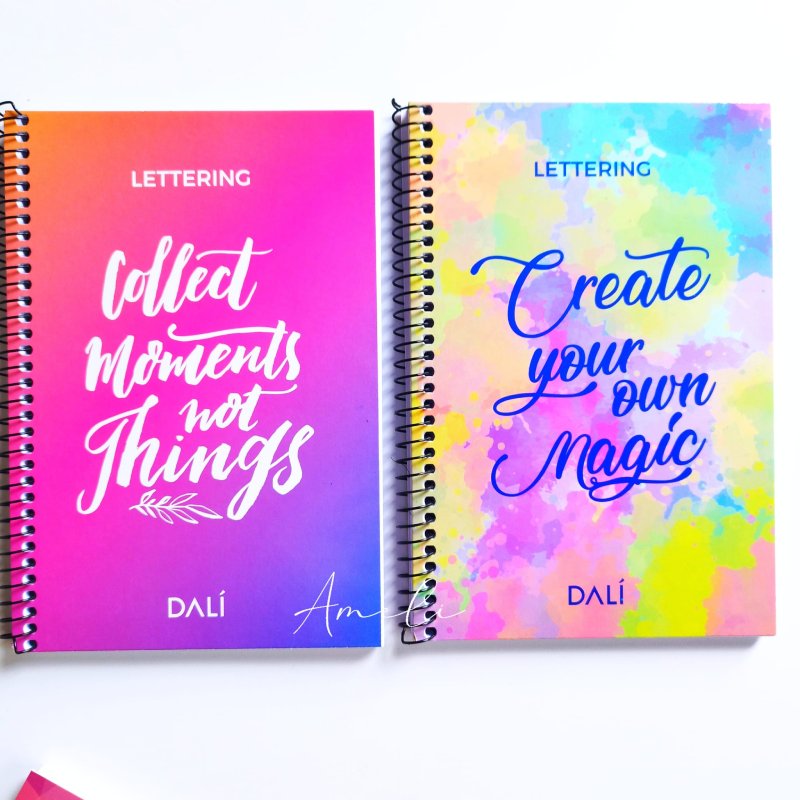 Cuaderno A5 Lettering – Ameli Papeleria