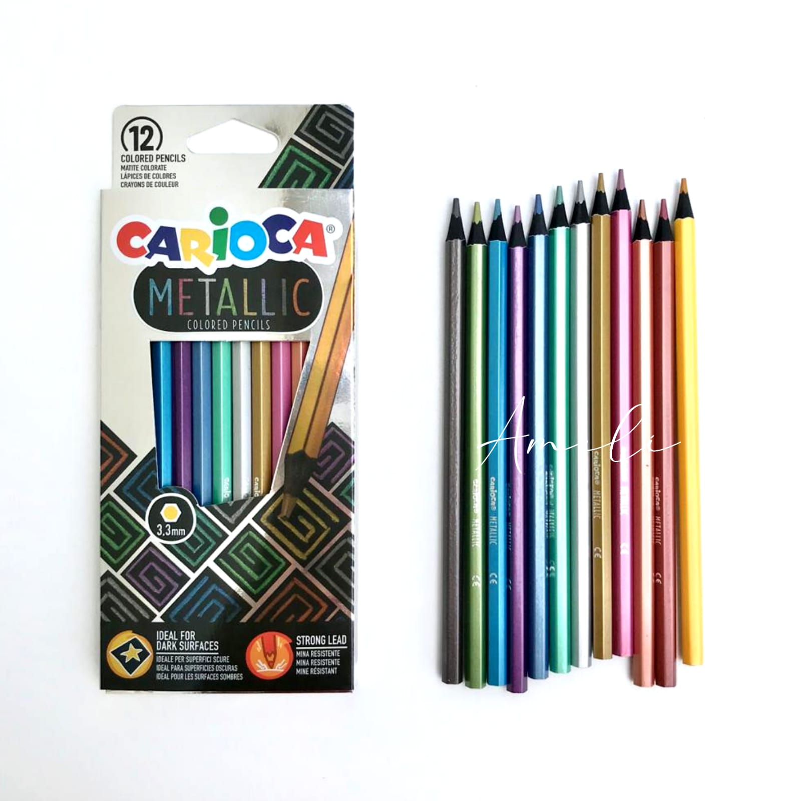 Lápices de Colores Carioca ® Junior Flex Largo x12