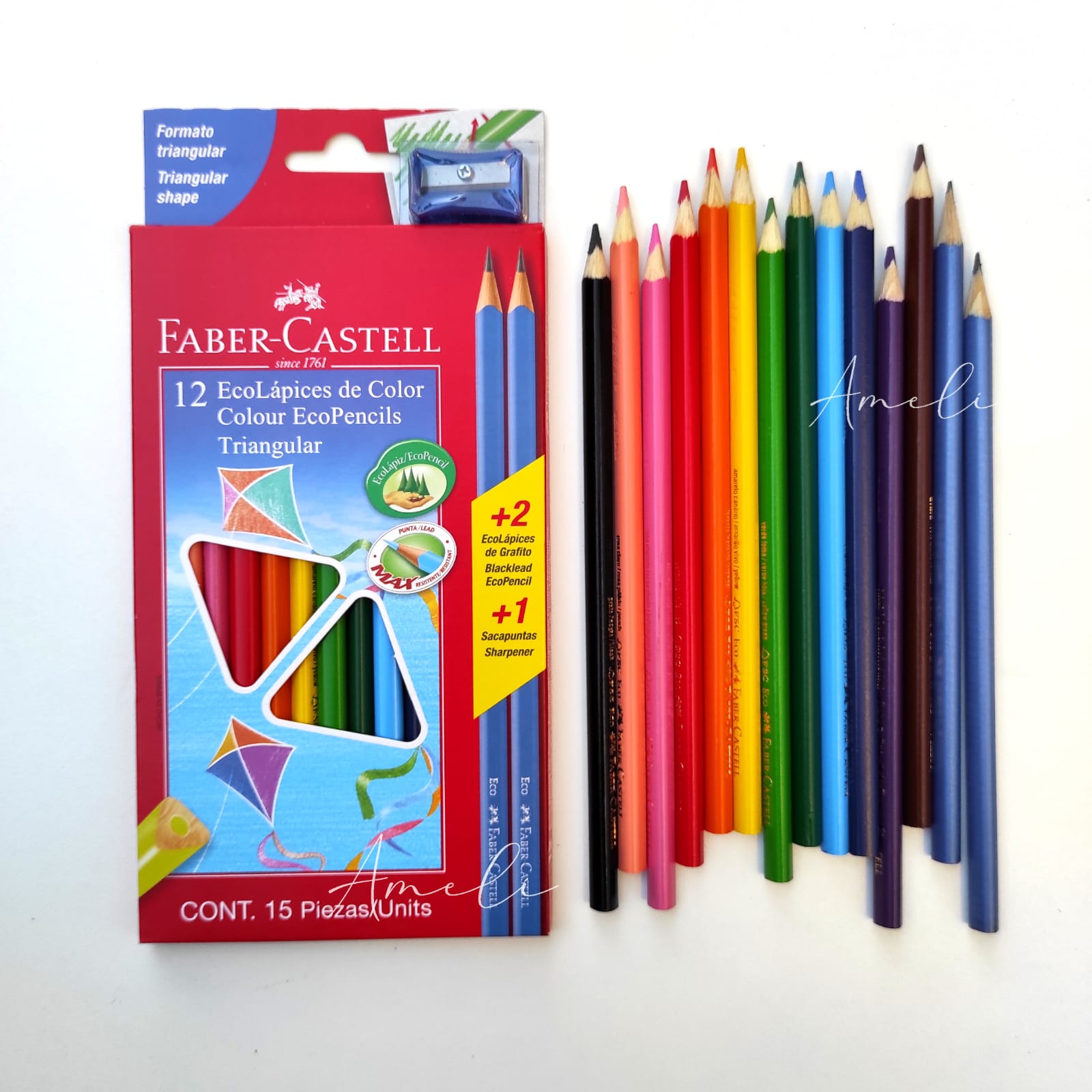 Lápices de colores Faber Castell 12+2