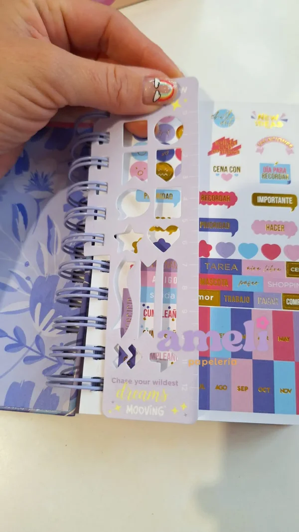 Agenda Mooving Spring Diaria 10x15cm - Imagen 6