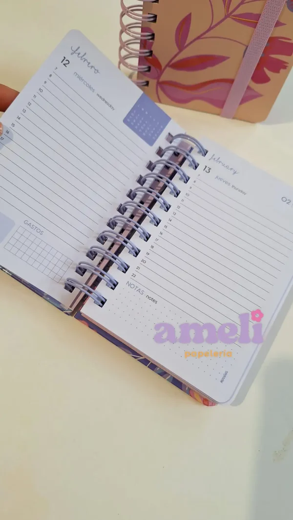 Agenda Mooving Spring Diaria 10x15cm - Imagen 10