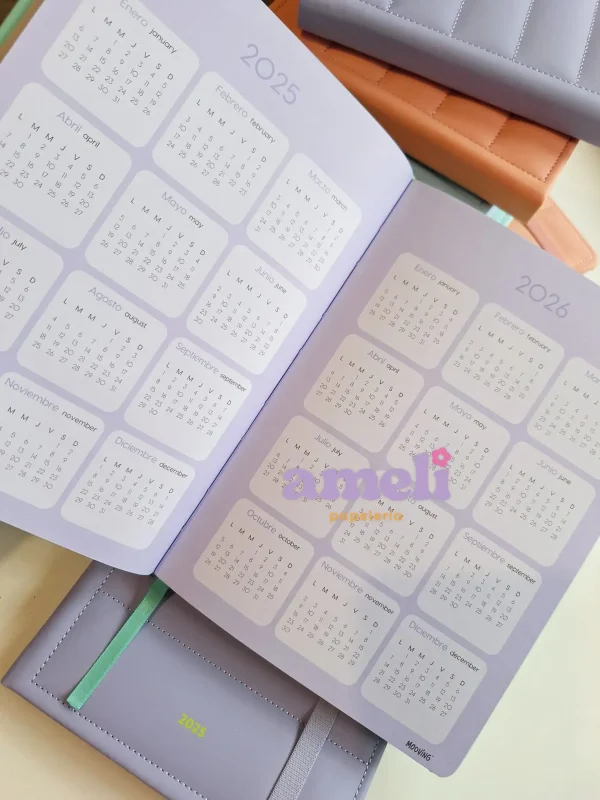 Agenda Mooving Matelasse Semanal 15x21cm - Imagen 3