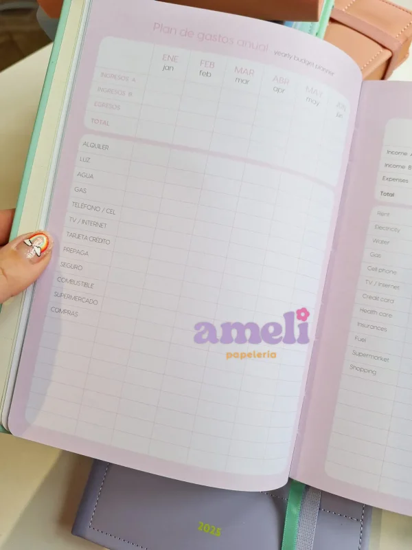 Agenda Mooving Matelasse Semanal 15x21cm - Imagen 4