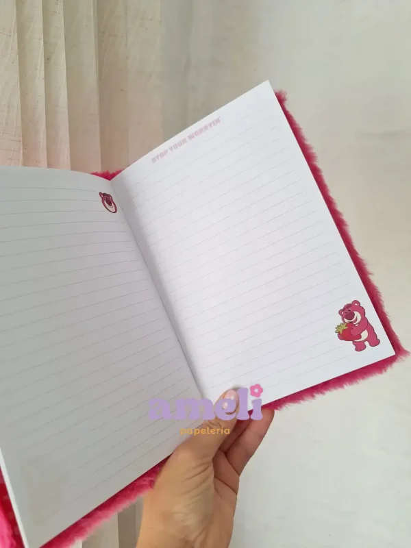 Cuaderno peluche Mooving Lotso - Imagen 2