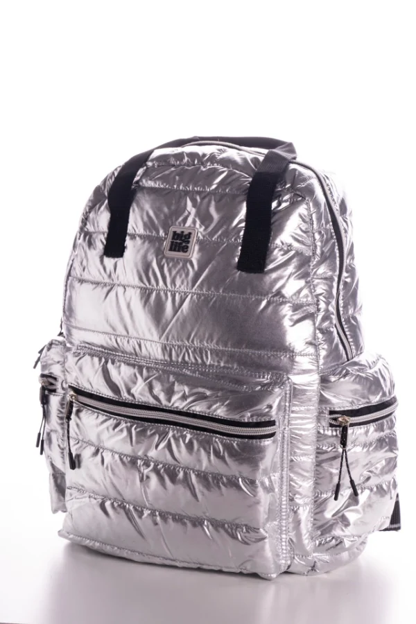 Mochila big life PUFFER Silver