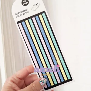 Banderines traslucidos pastel (para subrayar texto)