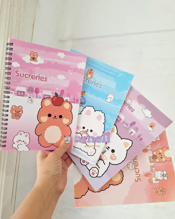 Cuaderno A5 Sucreries tapa flex 