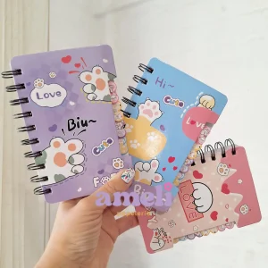 Libreta super tapa dura con solapitas Patita