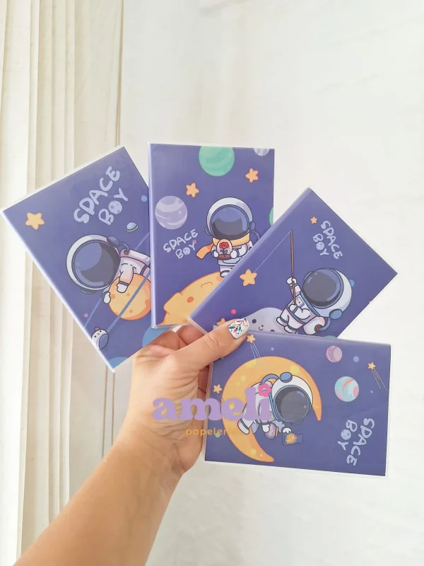 Libretita astronauta con Forro pvc