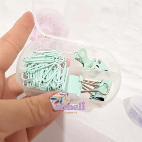 Set de clips pastel - Imagen 3