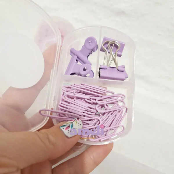 Set de clips pastel - Imagen 2