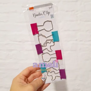 Apretapapeles, doble clips BRW animales