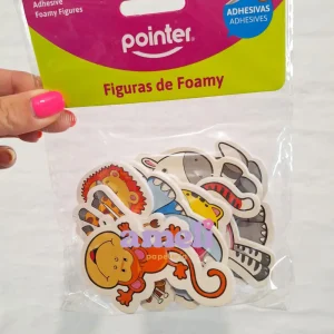Figuras adhesivas goma eva animales Pointer