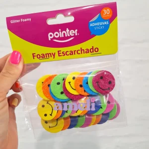 Figuras adhesivas goma eva caritas Pointer