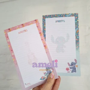 Block de apuntes Stitch