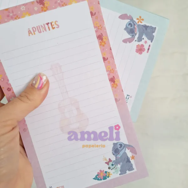 Block de apuntes Stitch - Imagen 3