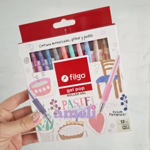 Bolígrafos de gel Filgo pastel x10