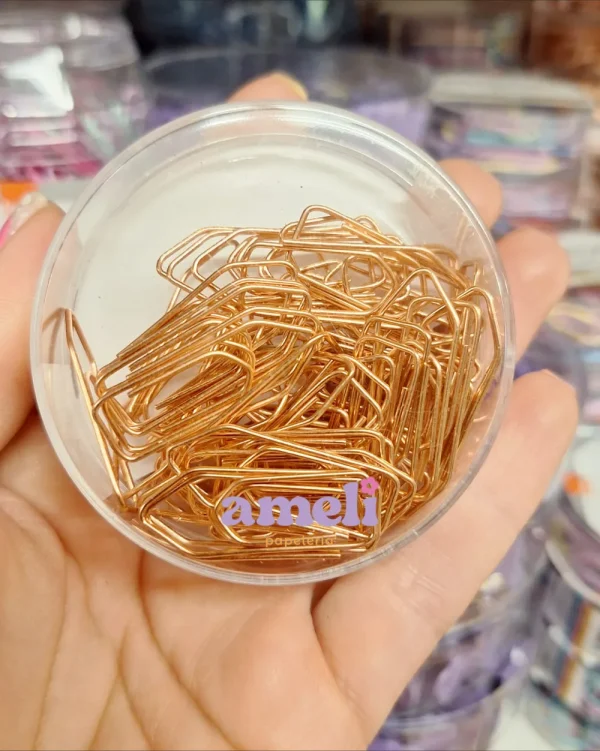 Clips flecha rose Gold Brw - Imagen 2