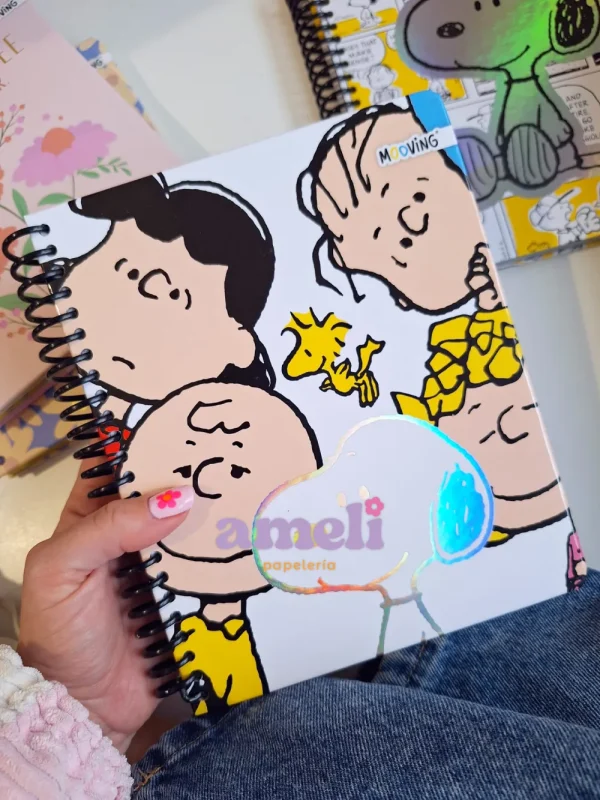 Cuaderno Mooving 1/2 oficio Snoopy - Imagen 2
