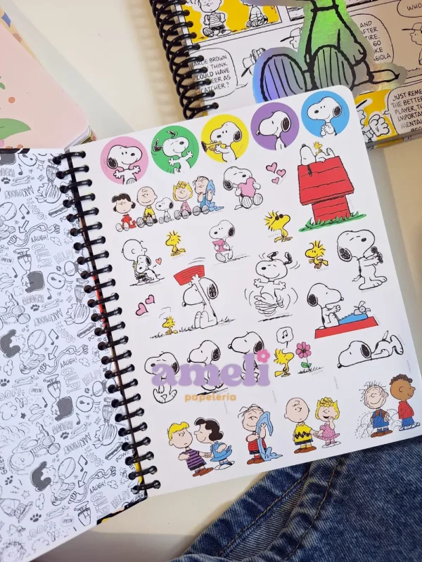 Cuaderno Mooving 1/2 oficio Snoopy - Imagen 3