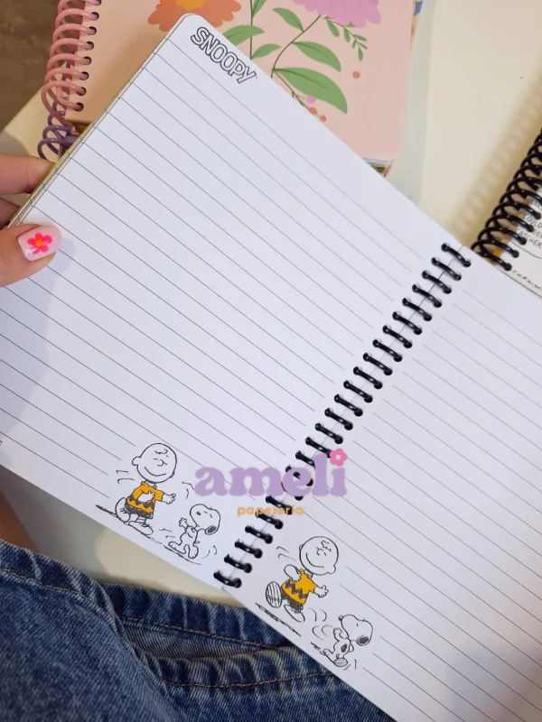 Cuaderno Mooving 1/2 oficio Snoopy - Imagen 4