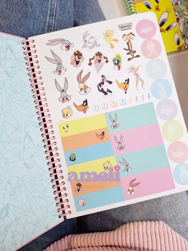 Cuaderno tamaño carta Mooving Looney Tunes - Imagen 4