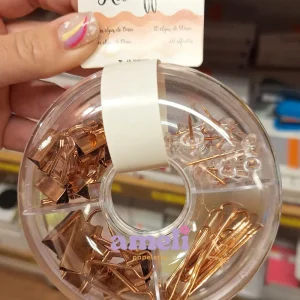 Kit oficina Dona acrílico Rose Gold
