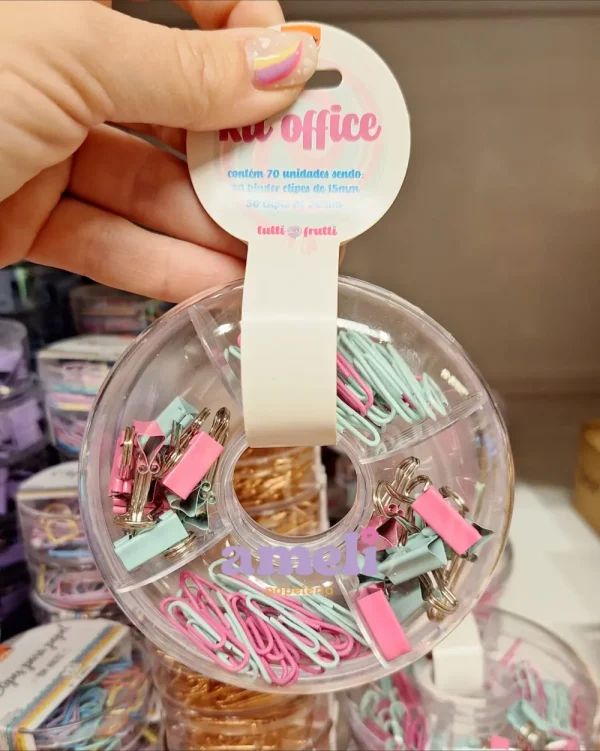 Set de oficina dona acrílico Tutti Frutti