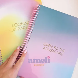 Cuaderno tamaño carta Mooving pastel