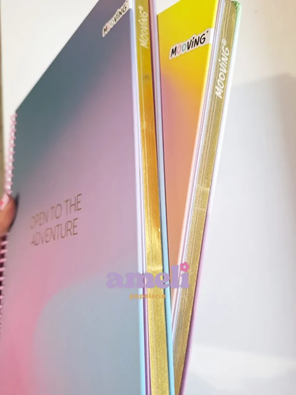 Cuaderno tamaño carta Mooving pastel - Imagen 3