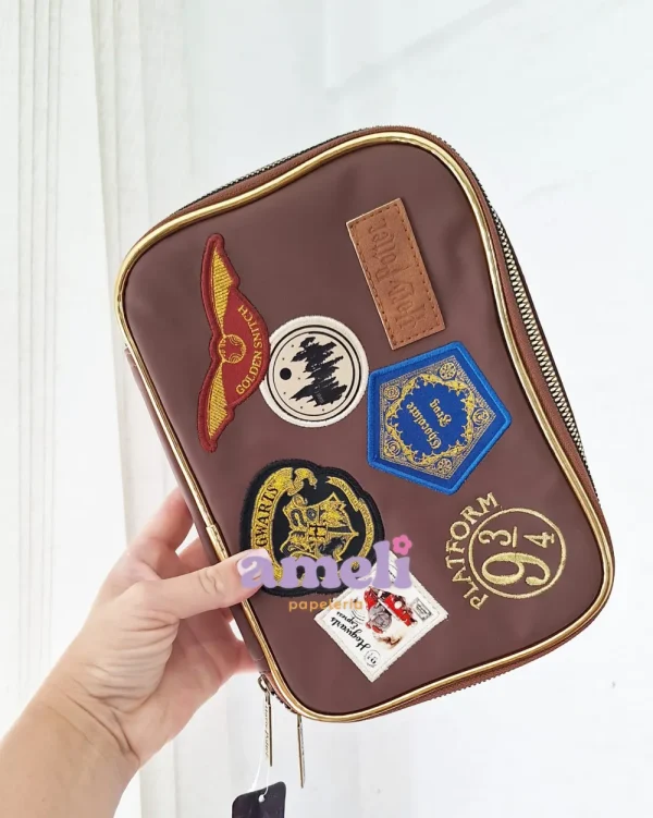 Cartuchera Mooving Harry Potter Marron