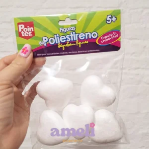 Corazones poliestireno