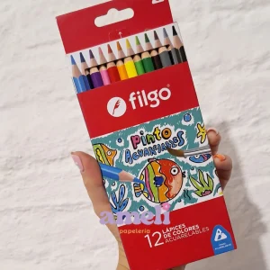 Lápices de colores Filgo acuarelables x12