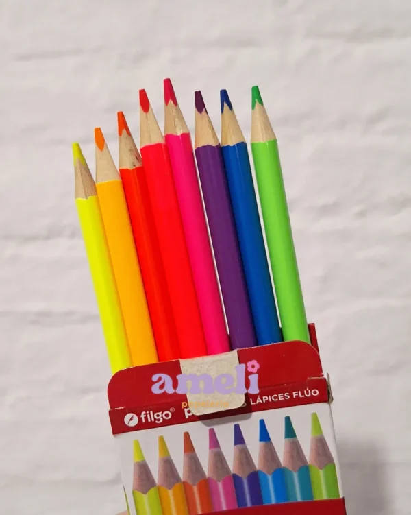 Lápices de colores Filgo fluo - Imagen 2