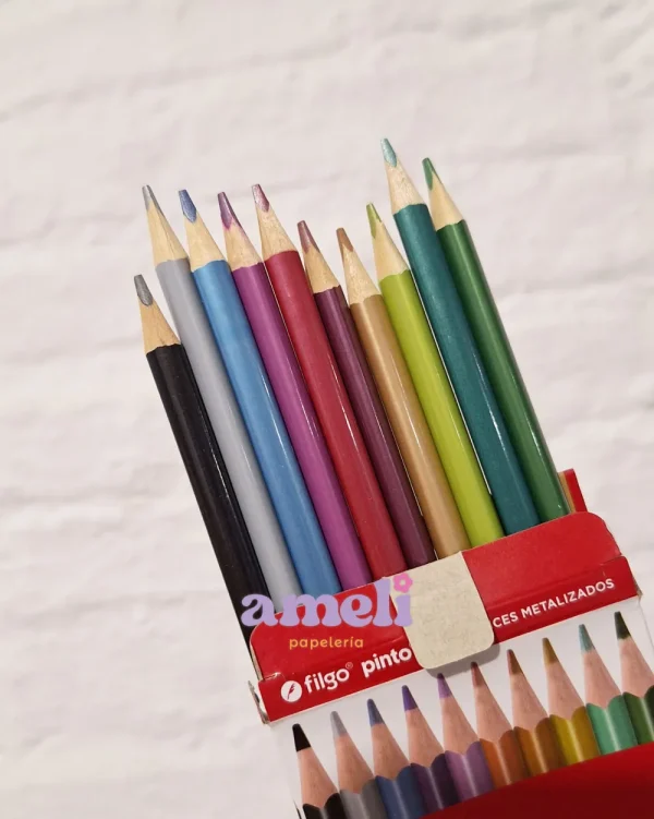 Lápices de colores Filgo metalizados - Imagen 2