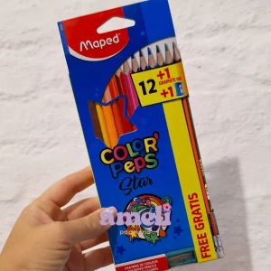Lápices de colores Maped peps + lápiz + sacapuntas