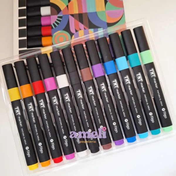 Marcadores de pintura al agua Filgo x12 - Imagen 2