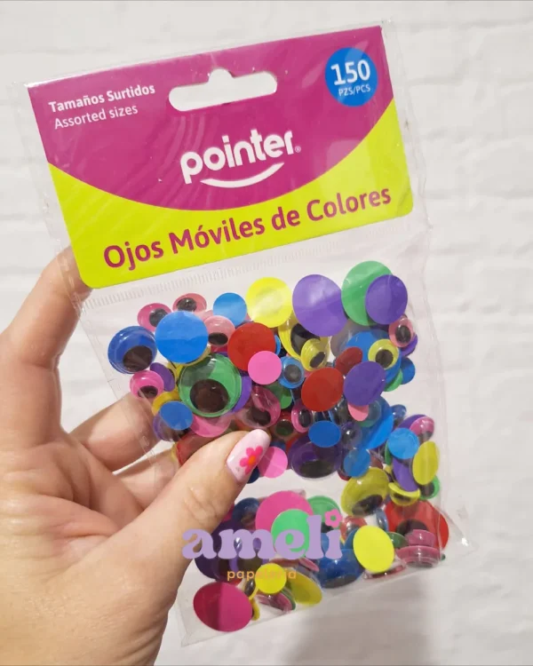 Ojitos móviles de colores Pointer