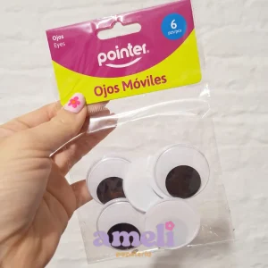 Ojos móviles grandes Pointer