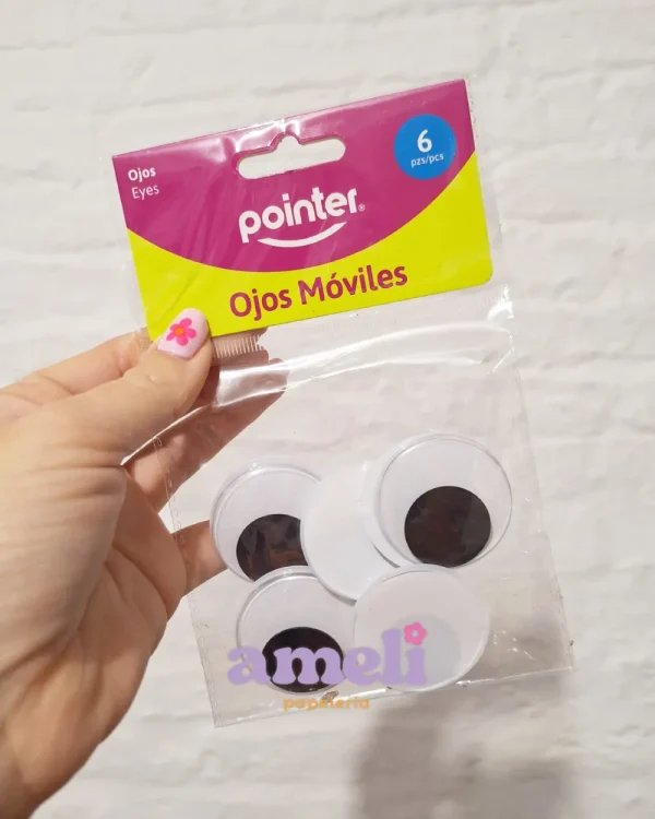 Ojos móviles grandes Pointer