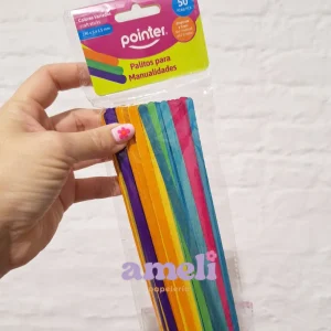 Palitos de madera de colores Pointer