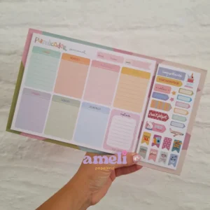 Planificador semanal Ibi Craft con stickers