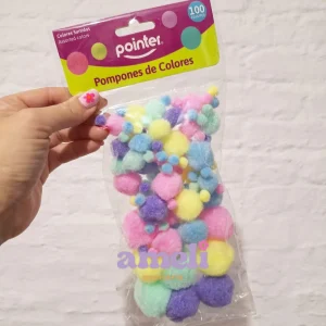 Pompones de colores pastel Pointer
