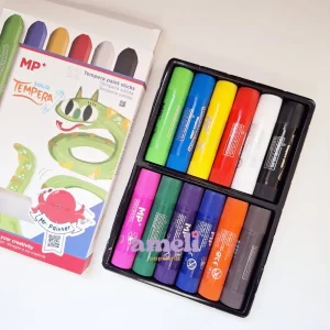 Temperas sólidas x12 colores intensos Mp