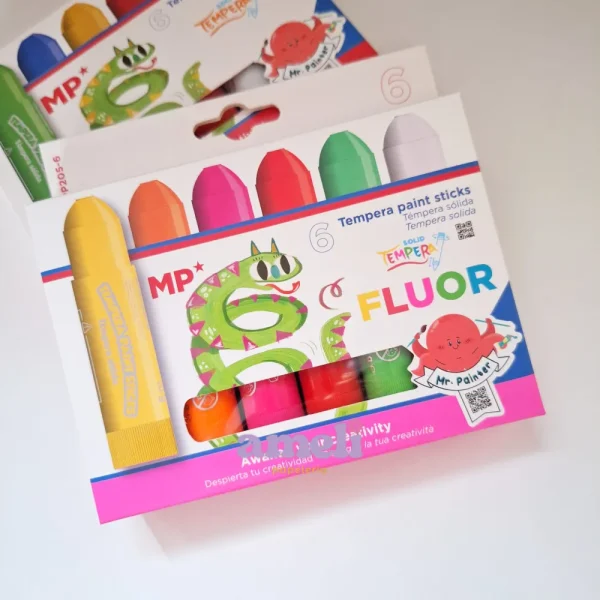Temperas sólidas x6 Fluo Mp