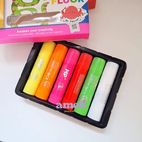 Temperas sólidas x6 Fluo Mp - Imagen 2