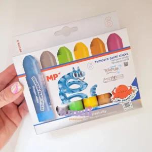 Temperas sólidas x6 metalizadas Mp