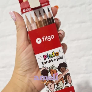 Lápices de colores tonos piel Filgo